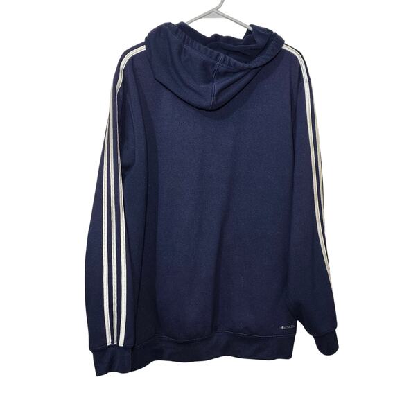 OKC Thunder Hoodie Blue Adidas Pullover Sweatshirt Sweater Oklahoma City Mens L - Picture 5 of 8